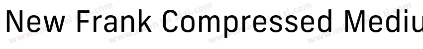 New Frank Compressed Medium字体转换